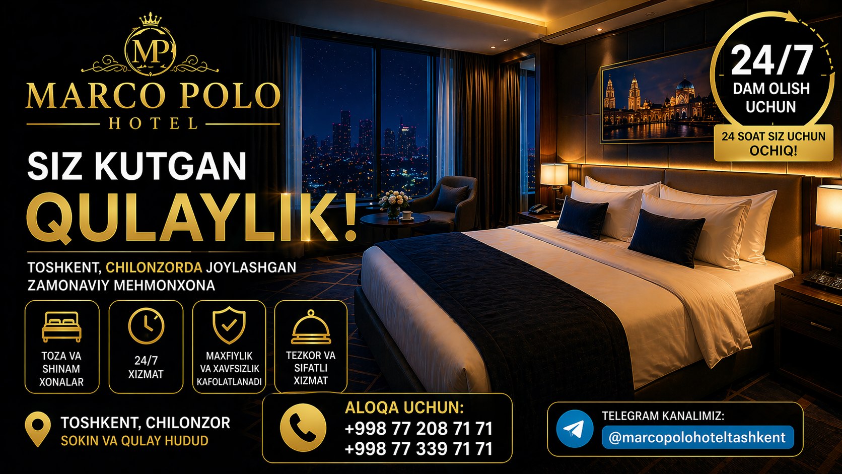 Marco polo hotel 🏨