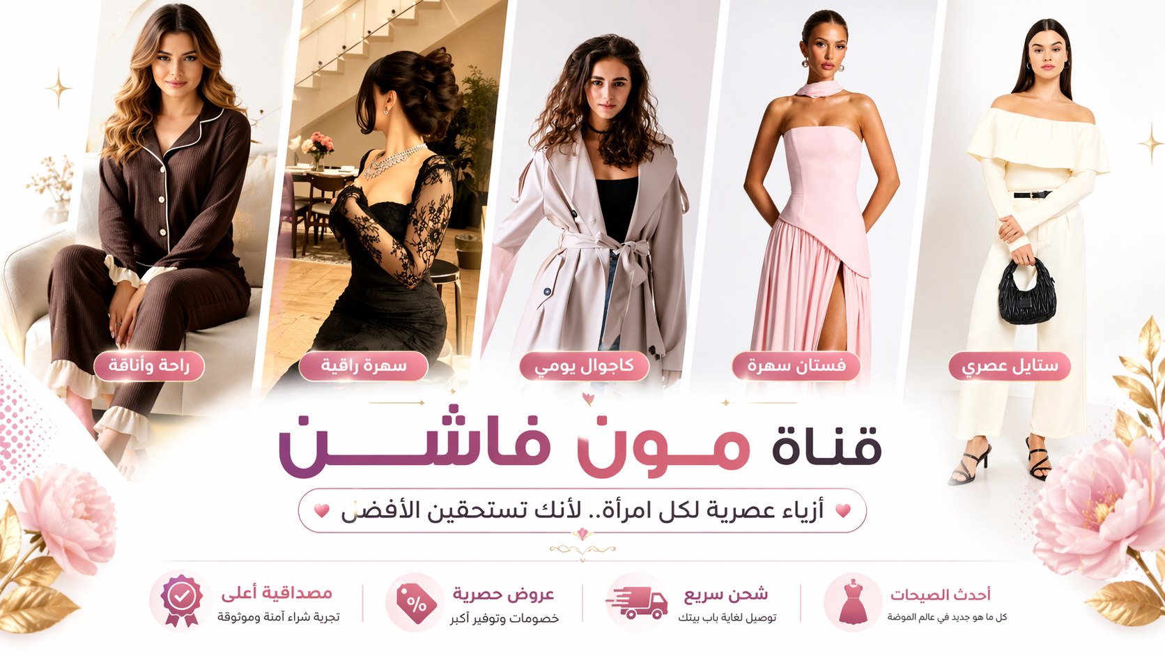 قناة مون فاشن | أزياء واناقة 🛍️👗